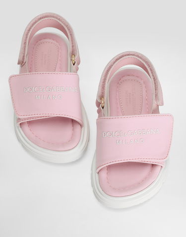 Tilbehør Dolce & Gabbana Dolce & Gabbana Logo Sandals (Sizes 5-10) Lyserød | DN0215AR32780400, 3