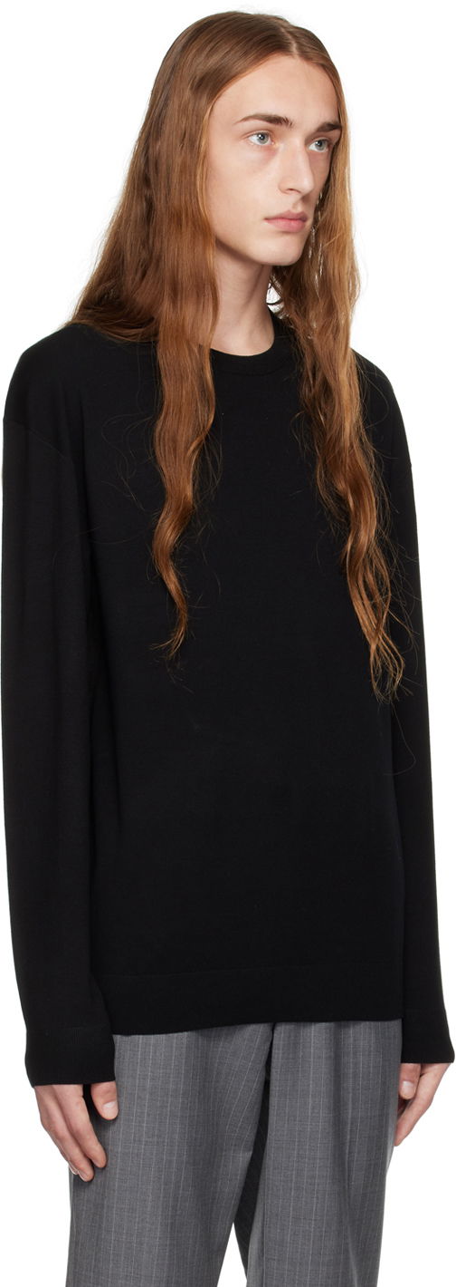 Sweater Helmut Lang Helmut Lang Seamed Sweater Sort | N09HM705, 1