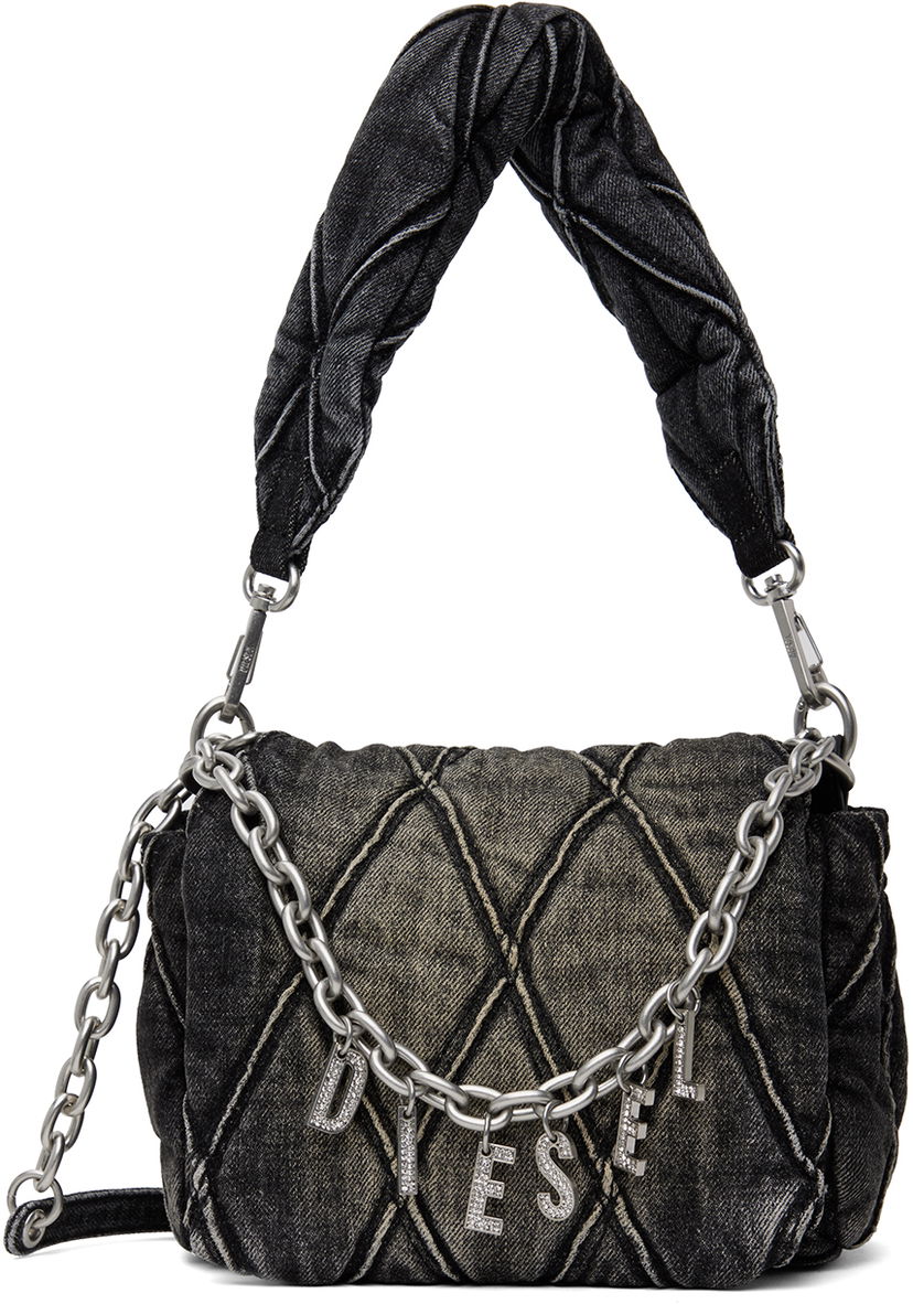 Skuldertaske Diesel Charm-D Shoulder S Bag Sort | X09597 P6330
