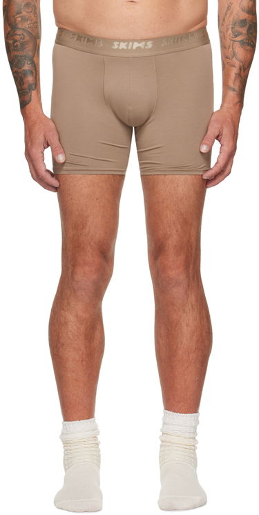 Boksere SKIMS Stretch Boxer Briefs, Three-Pack Grå | BO-BBR-5630M, 2
