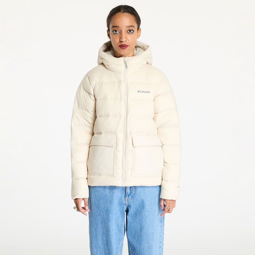 Puffer jakke Columbia Harmony Falls Hooded Down Jacket Dark Stone Beige | 2085372278