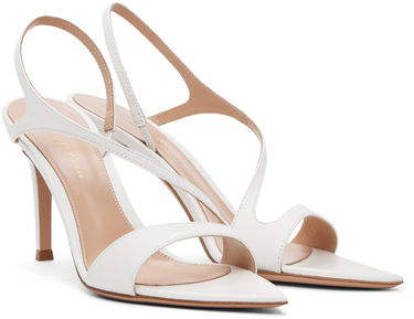 Sneakers og sko Gianvito Rossi Gianvito Rossi Mayfair Heeled Sandals Hvid | G32462.85RIC.NAP, 3