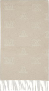 Wsklause Monogram Jacquard Fringed Scarf