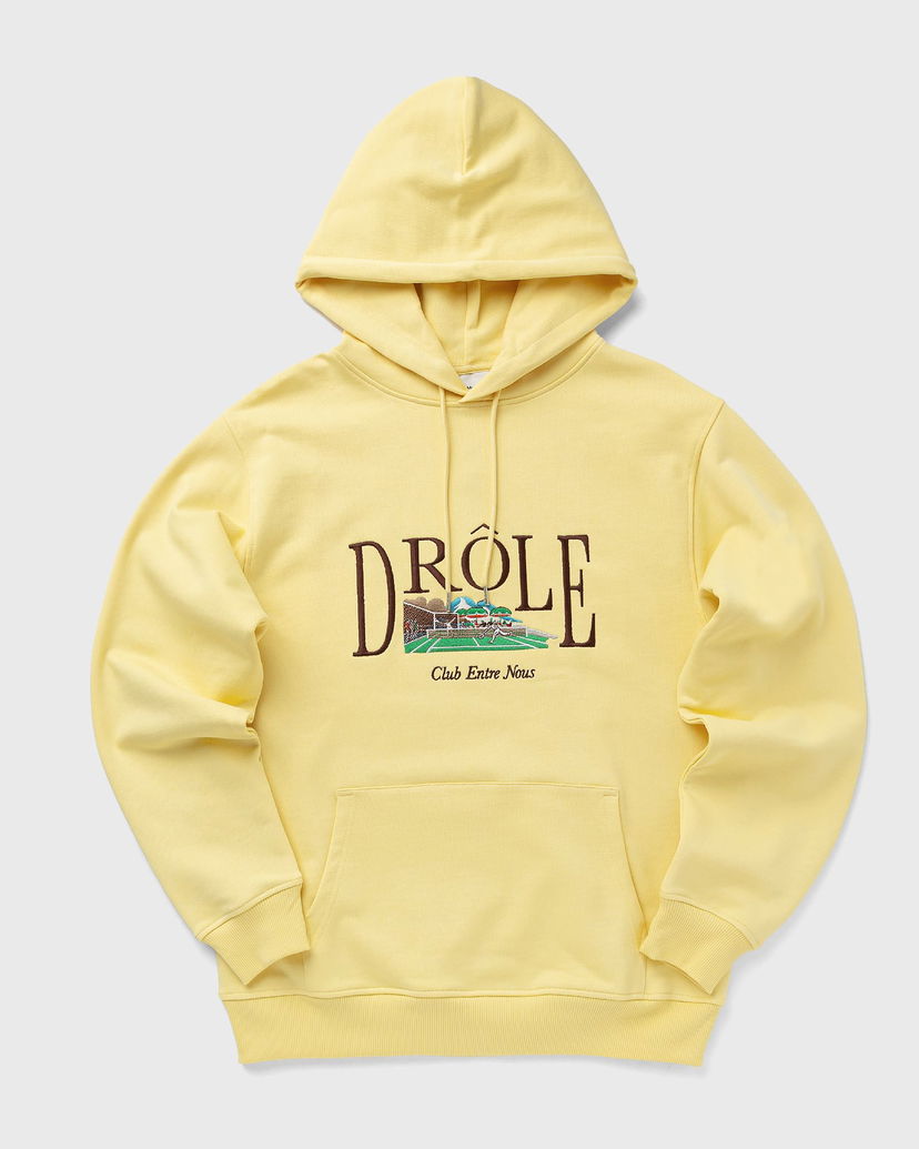Sweatshirt Drôle de Monsieur Drôle de Monsieur Le Tennis Court Hoodie XXL Gul | G-HO176-CO127-LYL