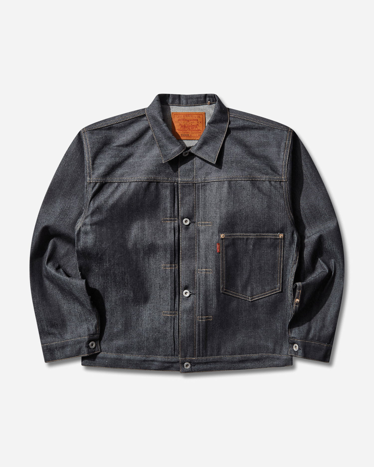 Jakke Levi's WWII Original Riveted Trucker Jacket Blå | 0039S 0000, 0