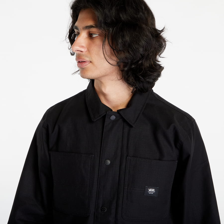 Jakke Vans Drill Chore Coat Black Sort | VN0A456ZBLK1, 1
