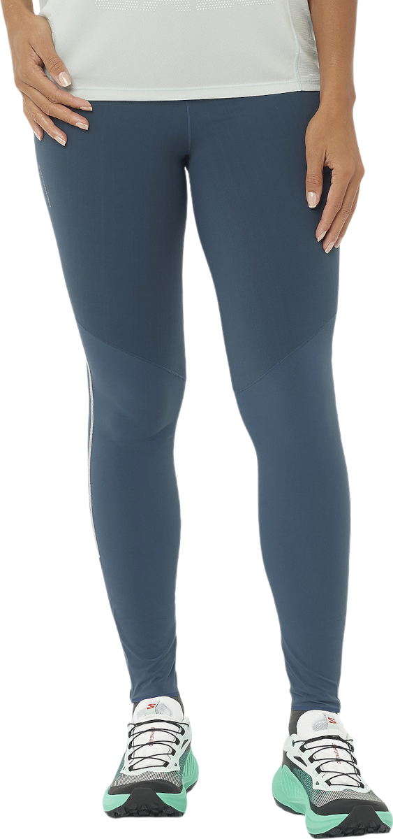 Leggings Salomon Stow Running Tights Blå | lc2366600