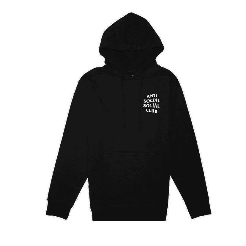 Sweatshirt Anti Social Social Club Anti Social Social Club Mind Games Hoodie Sort | 0657 11MIND BLAC
