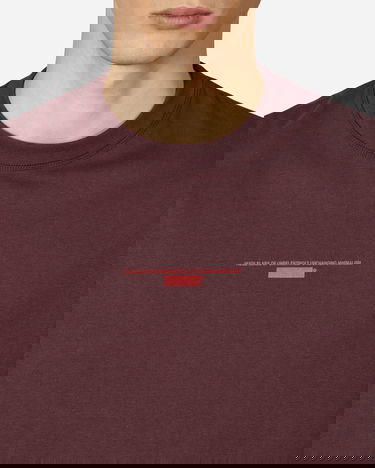 T-shirt AFFXWRKS Slab Bourgogne | SS23T03 CRIMSON, 5