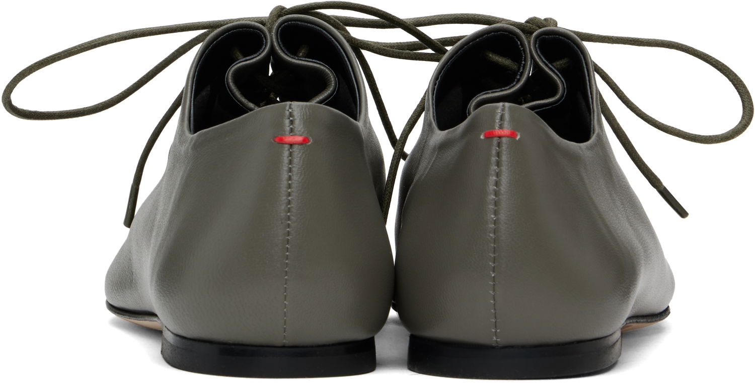Tøj Aeyde Aeyde Isla Nappa Leather Derbys Grøn | A11-FL-RKLS08FL166-SS25-1007-007, 1