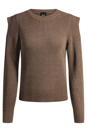 Sweater BOSS BOSS Shoulder Detail Sweater Brun | 50530710, 0