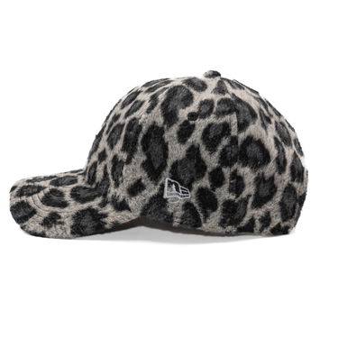 Kasket New Era Cosy Animal Snow Leopard Fleece 9FORTY LA Dodgers Adjustable Hat Grå | 60691313, 2