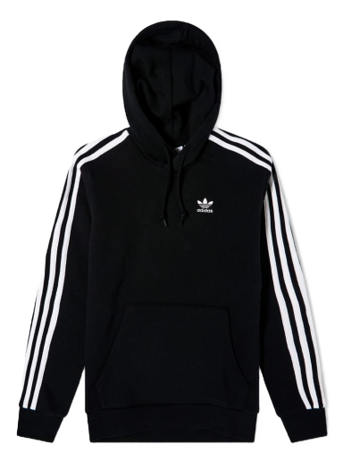 Sweatshirt adidas Originals 3 Stripe Hoody Sort | IA6346