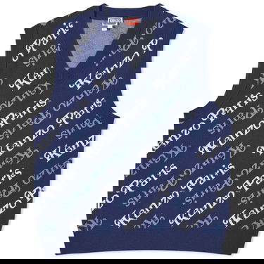 Vest KENZO Verdy x Knit Vest Mørkeblå | FE55PU4583CB-77, 0