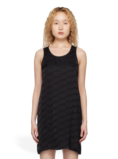 Tanktop Balenciaga BB Monogram Fluid Sort | 746254 TMO68