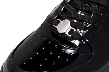 Sneakers og sko BAPE Bape Sta #2 Black/White Sort | 0ZXSHM191302M-BLK, 4