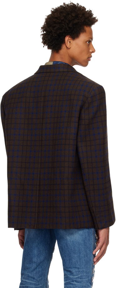 Jakke We11done Check Blazer Brun | WD-JK3-22-102-M-BR, 2