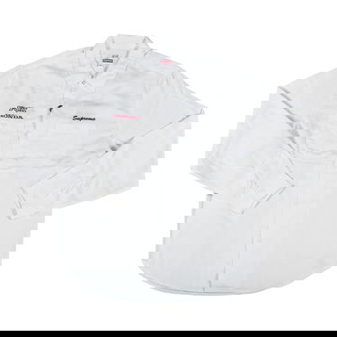 Skjorte Supreme Honda Fox Racing x Work Shirt Hvid | FW19S25 WHITE, 1