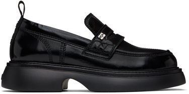 Sneakers og sko GANNI GANNI Everyday Platform Loafers Sort | S2621, 0