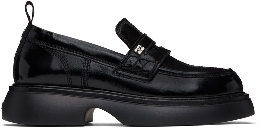Sneakers og sko GANNI GANNI Everyday Platform Loafers Sort | S2621