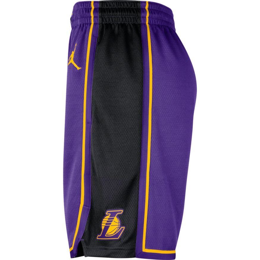 Shorts Jordan Dri-FIT NBA Los Angeles Lakers Statement Edition Swingman Basketball Shorts Lilla | DO9432-504, 1