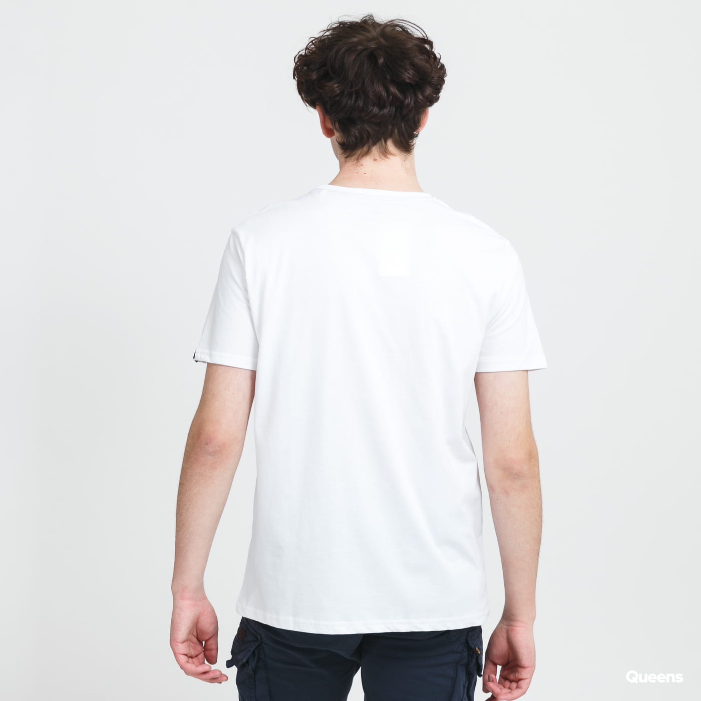 T-shirt Alpha Industries Reflective Label Tee Hvid | 126501 09, 1