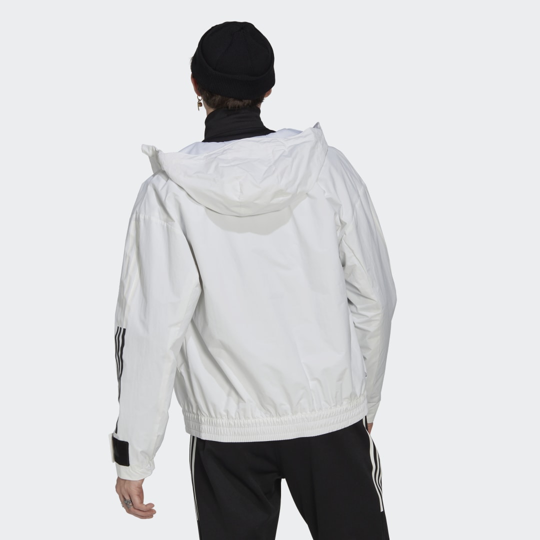 Jakke adidas Originals 3-Stripes Storm Jacket Hvid | HN1928, 1