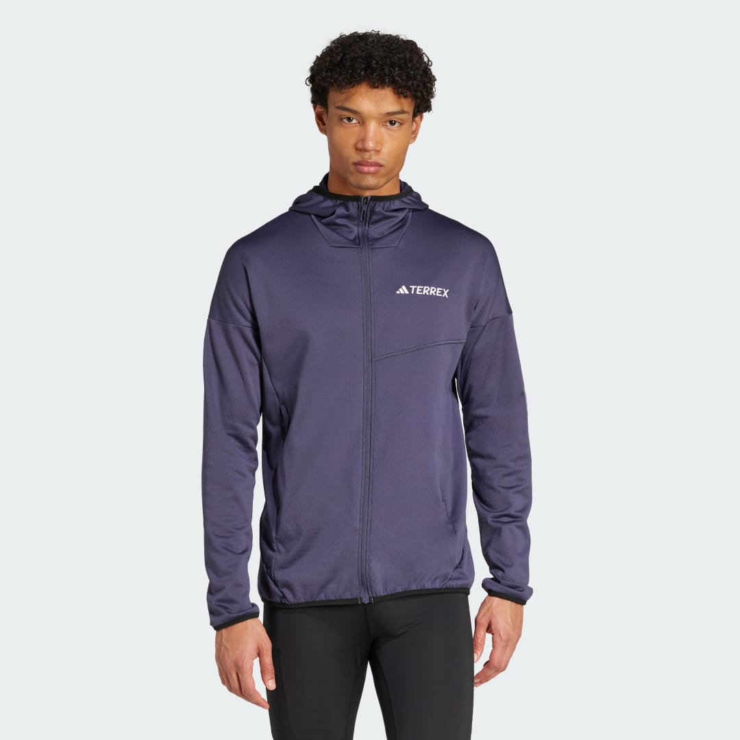 Jakke adidas Performance Terrex Xperior Climawarm Light Fleece Hooded Jacket Lilla | JM0112, 0
