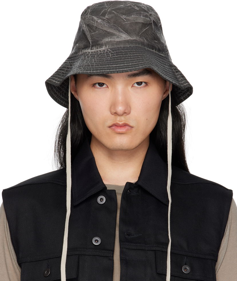 Hat Rick Owens Rick Owens DRKSHDW Hollywood Gilligan Bucket Hat Sort | DA01E3479 PF