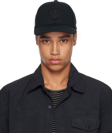 Kasket Stone Island Stone Island Cotton Reps Cap Sort | K1S159100996S0065, 0