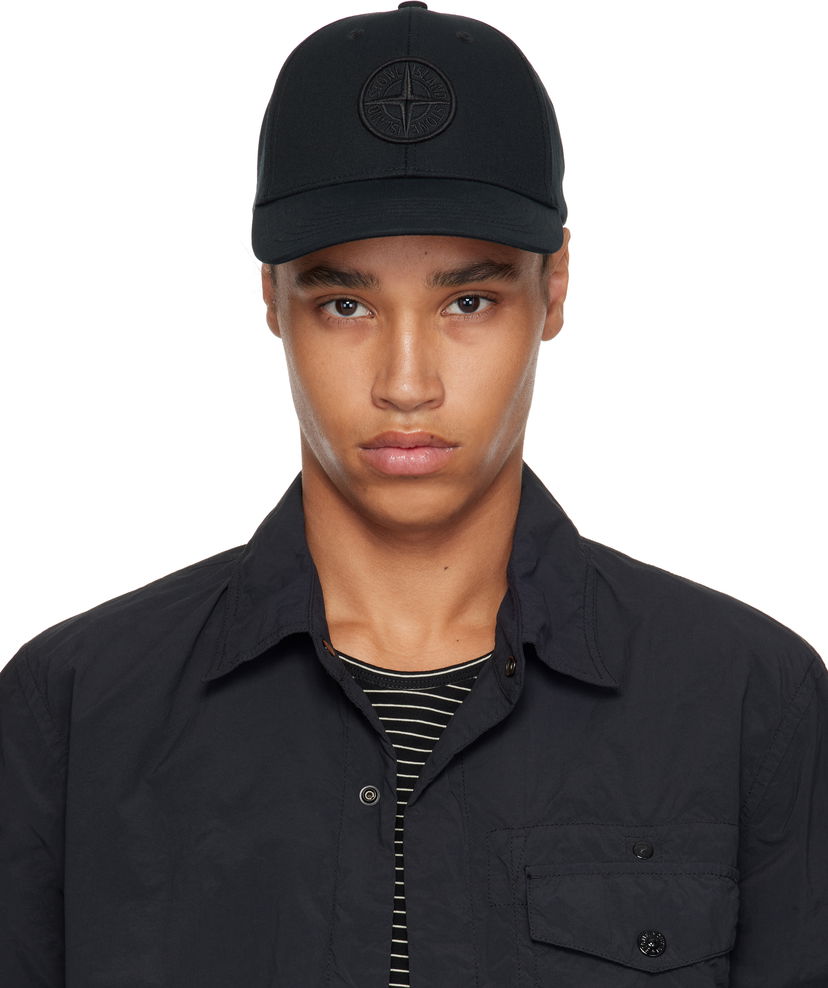Kasket Stone Island Stone Island Cotton Reps Cap Sort | K1S159100996S0065