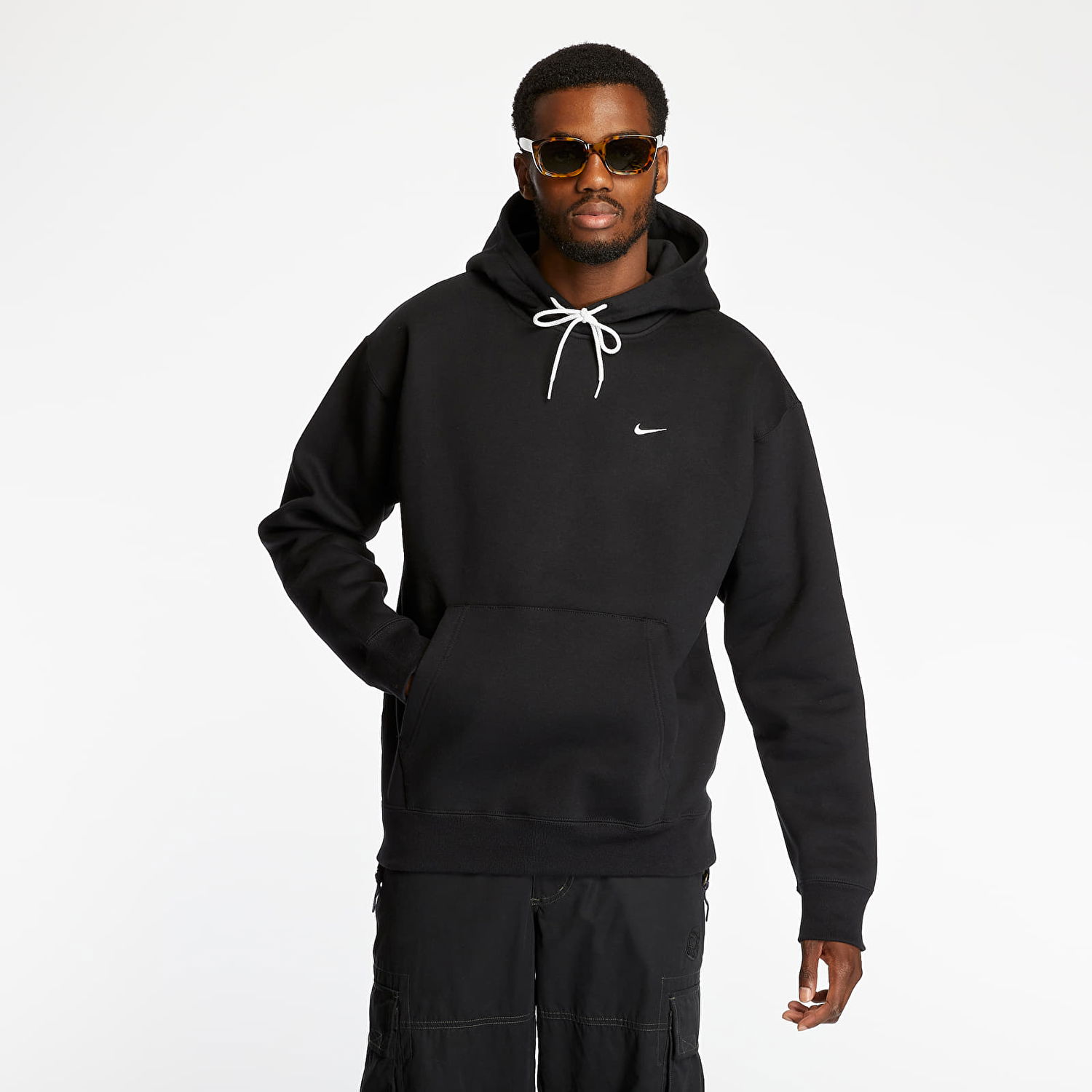 Sweatshirt Nike Lab Fleece Hoodie Sort | CV0552-010, 0
