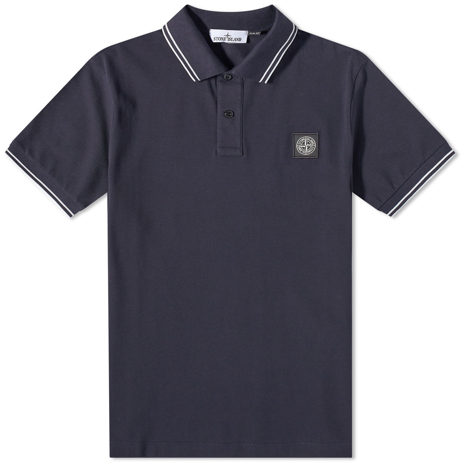 Polo skjorte Stone Island Patch Polo Mørkeblå | 10152SC18-A0020, 0