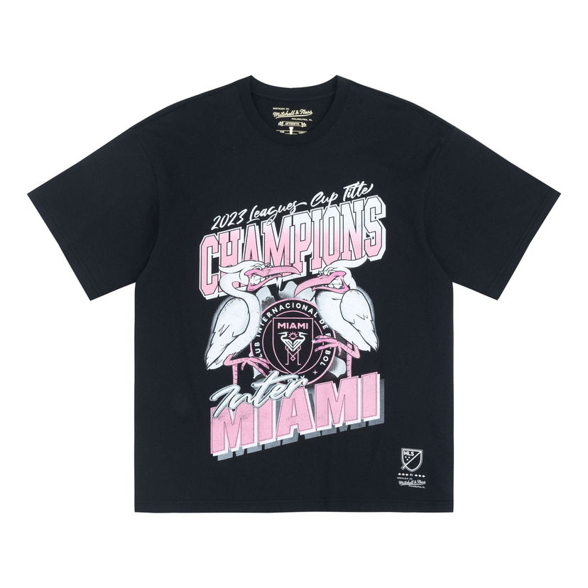 T-shirt Mitchell & Ness Inter Miami CF Champion T-Shirt Sort | MN2551-BLACK