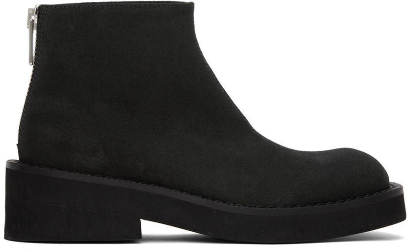 Sneakers og sko Maison Margiela MM6 Maison Margiela Zip Boots Sort | SH1WU0002 P6385