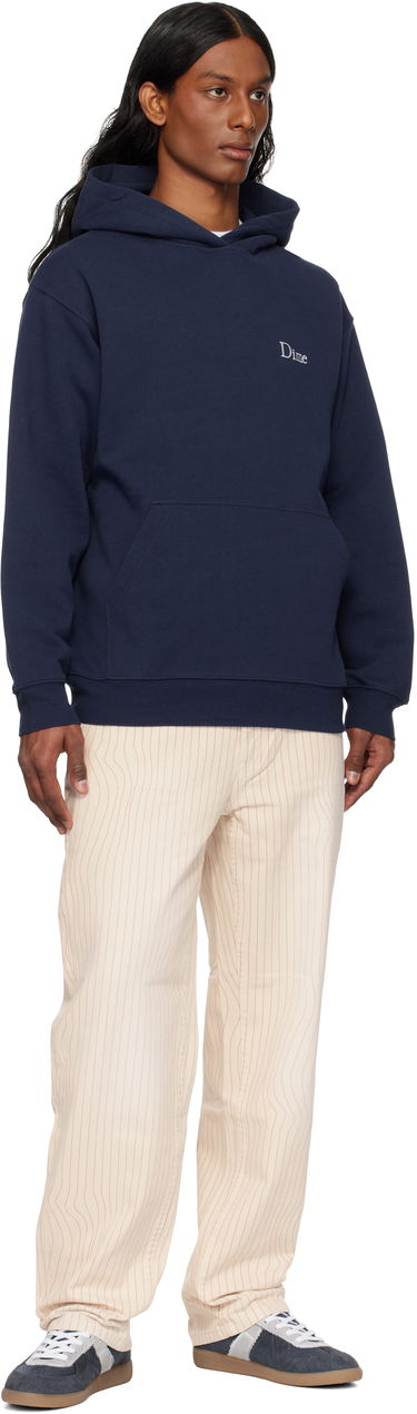 Sweatshirt Dime Classic Small Logo Hoodie Mørkeblå | DIME2SP2533NVY, 3