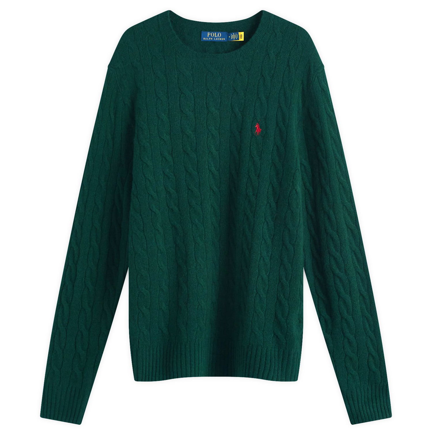 Sweater Polo by Ralph Lauren Cable Knit Jumper Grøn | 710876762004, 0