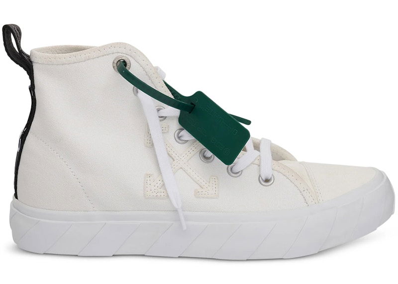 Sneakers og sko Off-White Vulc Mid Canvas White Hvid | OMIA119S22-LEA-001-0101, 0