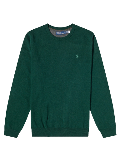 Sweatshirt Polo by Ralph Lauren Polo Ralph Lauren Lambswool Crew Knit Hunt Club Grøn | 710876714002