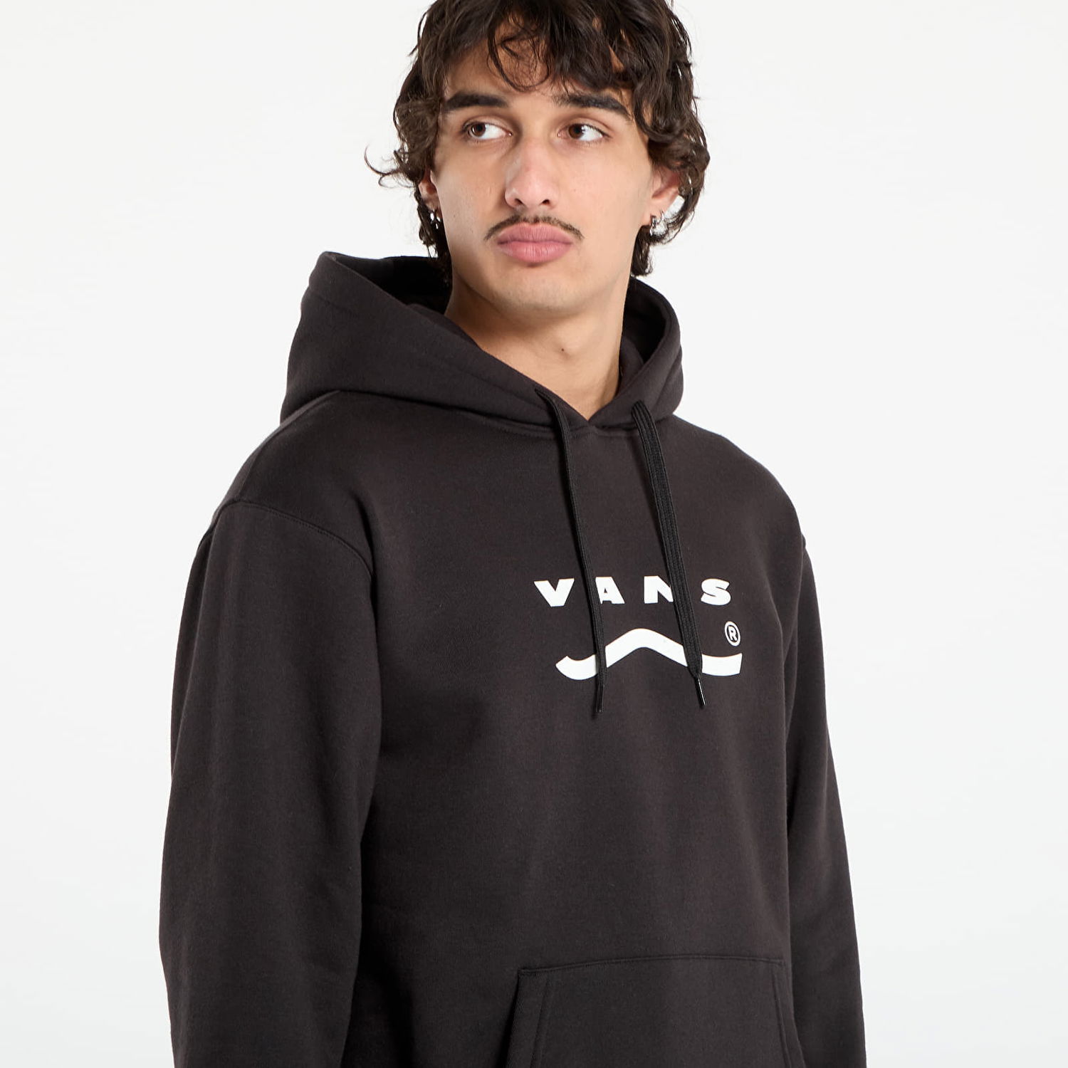 Sweatshirt Vans Deteremined Pullover Hoodie Sort | VN000P8GBLK1, 1