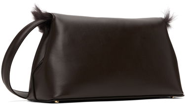 Håndtaske TOTEME Shearling T-Lock Clutch Bag Brun | 244-WAL0055-LE0084, 2