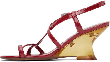 Skopleje Dries Van Noten Dries Van Noten Patent Leather Heeled Sandals Rød | WS251-1644-189, 2