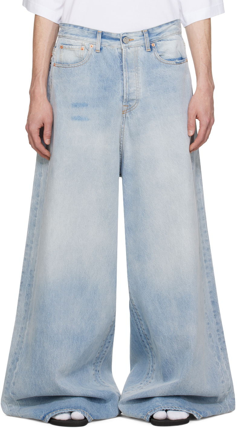 Jeans VETEMENTS Big Shape Jeans Grå | UE64PA140N