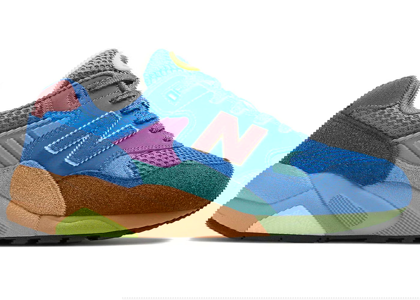 Sneakers og sko New Balance 580 Blue Multi-Color Gum Flerfarvet | MT580HSB, 0