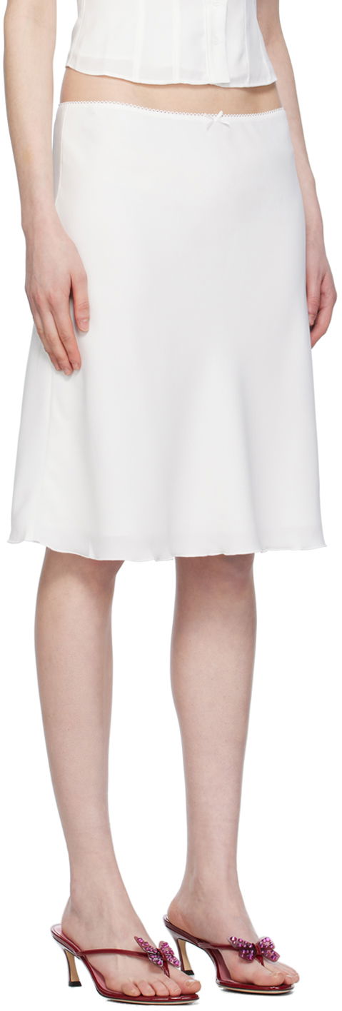 Nederdel GUIZIO Guizio Paloma Midi Skirt Hvid | C00304W016, 1