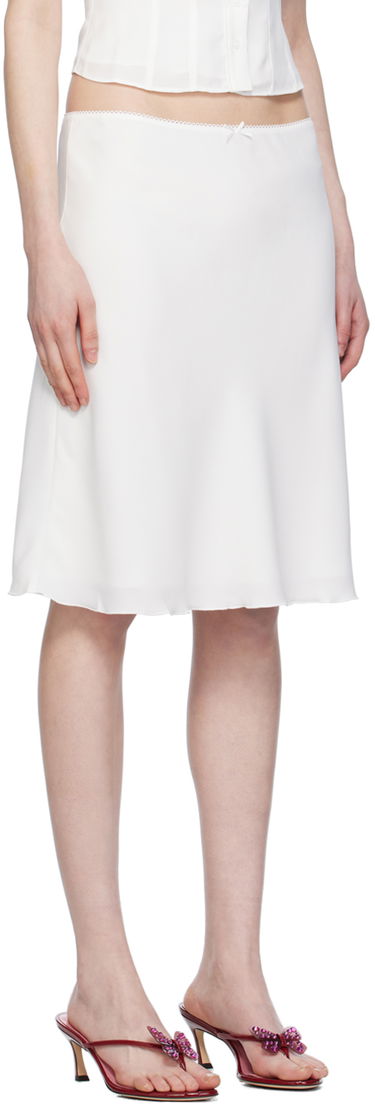 Nederdel GUIZIO Guizio Paloma Midi Skirt Hvid | C00304W016, 1