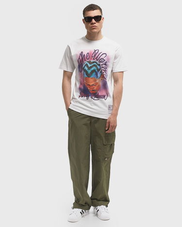 T-shirt Mitchell & Ness Chicago Bulls Dennis Rodman Airbrushed T-Shirt Hvid | SS12537-CBUVNWHDR, 2