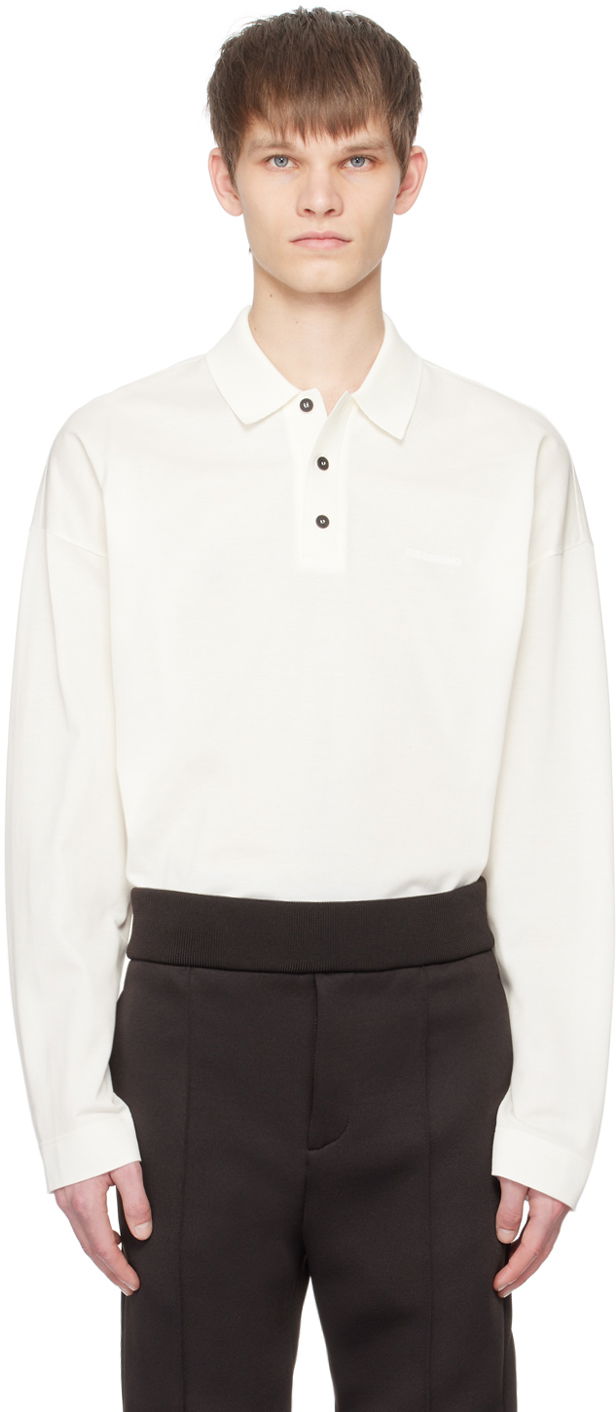 Polo skjorte FERRAGAMO Embroidered Polo Shirt Hvid | 769939, 0