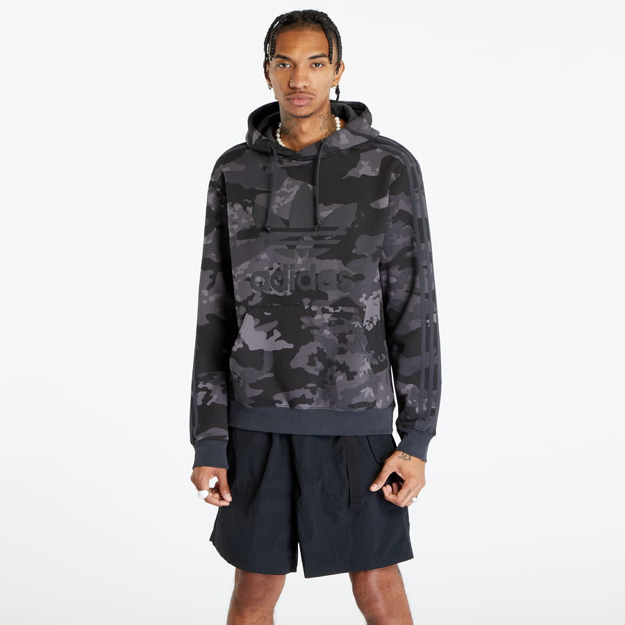 Sweatshirt adidas Originals Camo Aop Hoodie Carbon Grøn | IK3542, 0