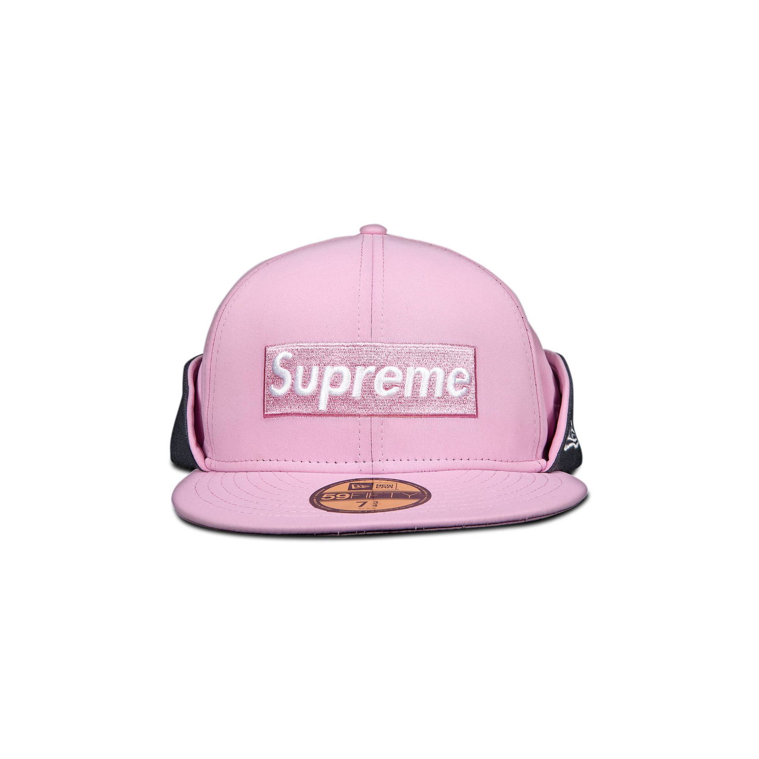 Kasket Supreme WINDSTOPPER x Earflap Box Logo New Era 'Pink' Lyserød | FW20H63 PINK, 1